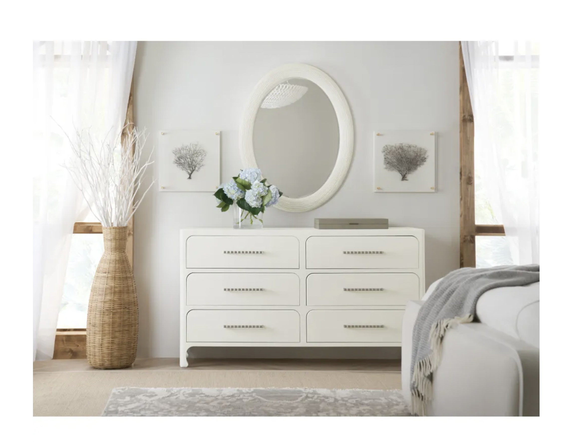 Serenity Amelia Oval Mirror