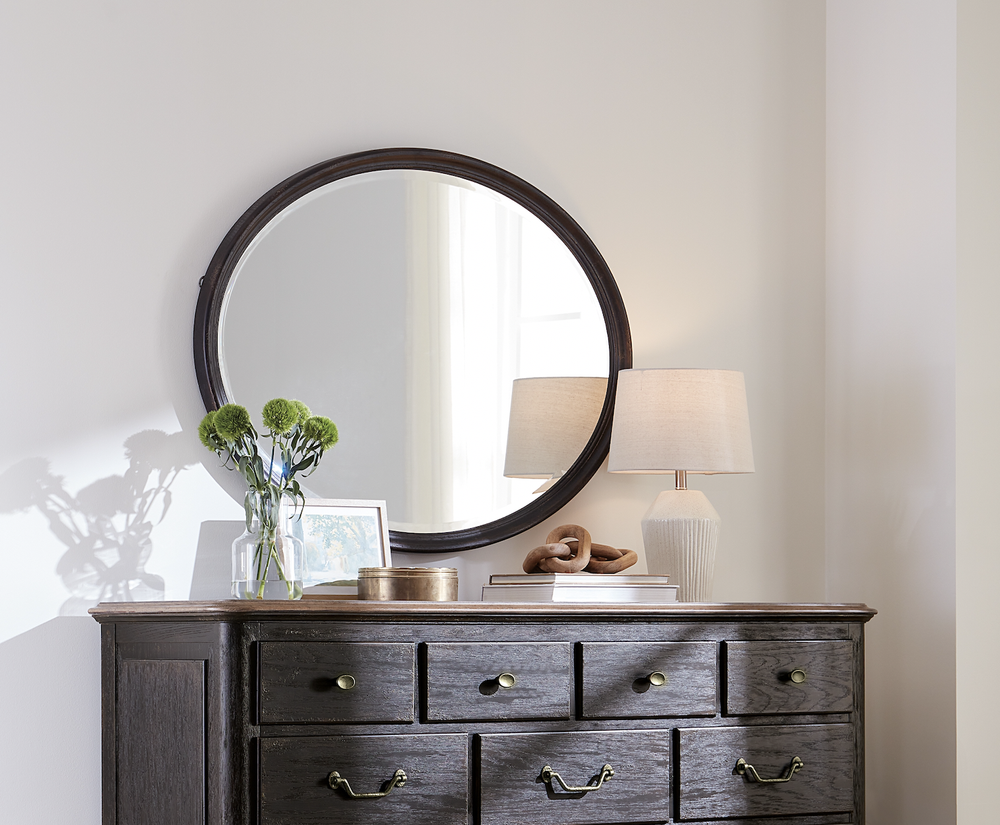Molasses Americana Oval Mirror