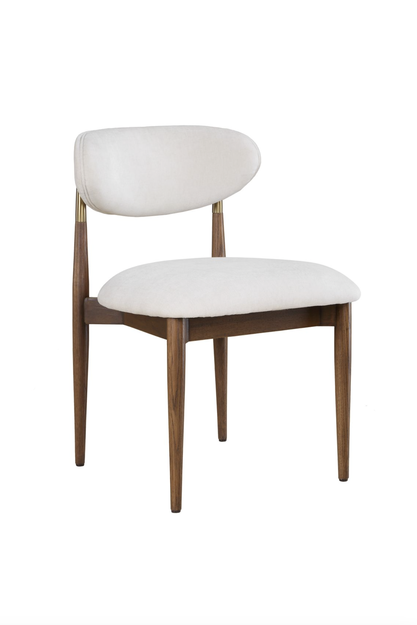 Walnut Moxie Armless Dining Chair