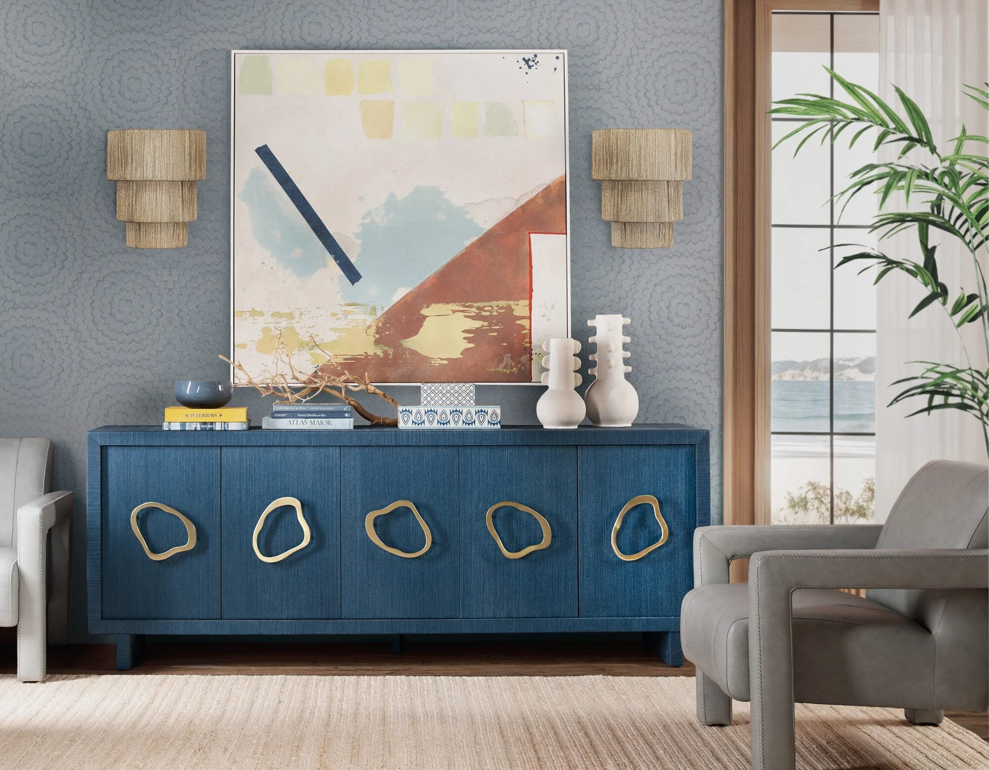 Commerce and Market Paige Five-Door Credenza