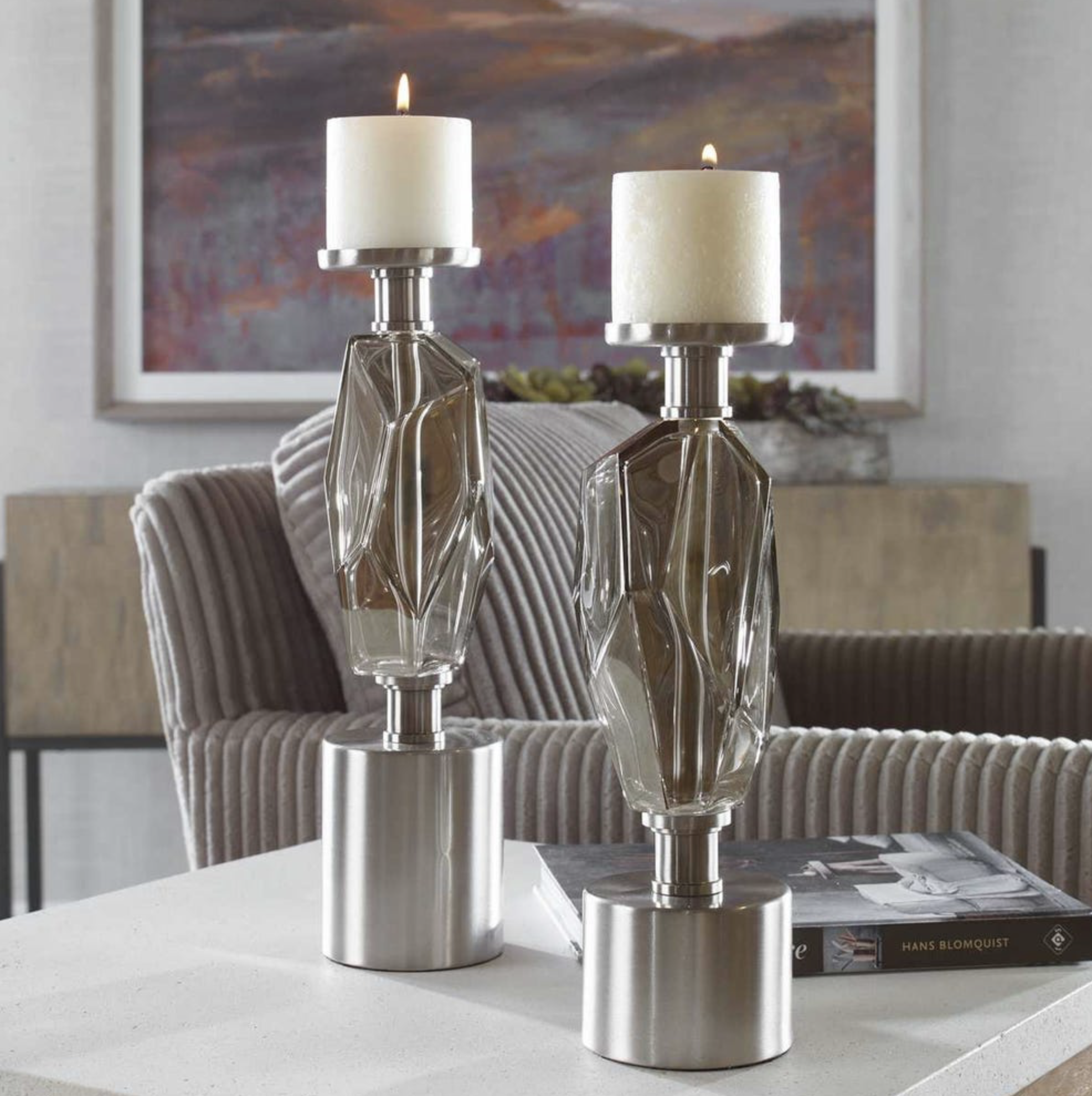 Ore Candleholders