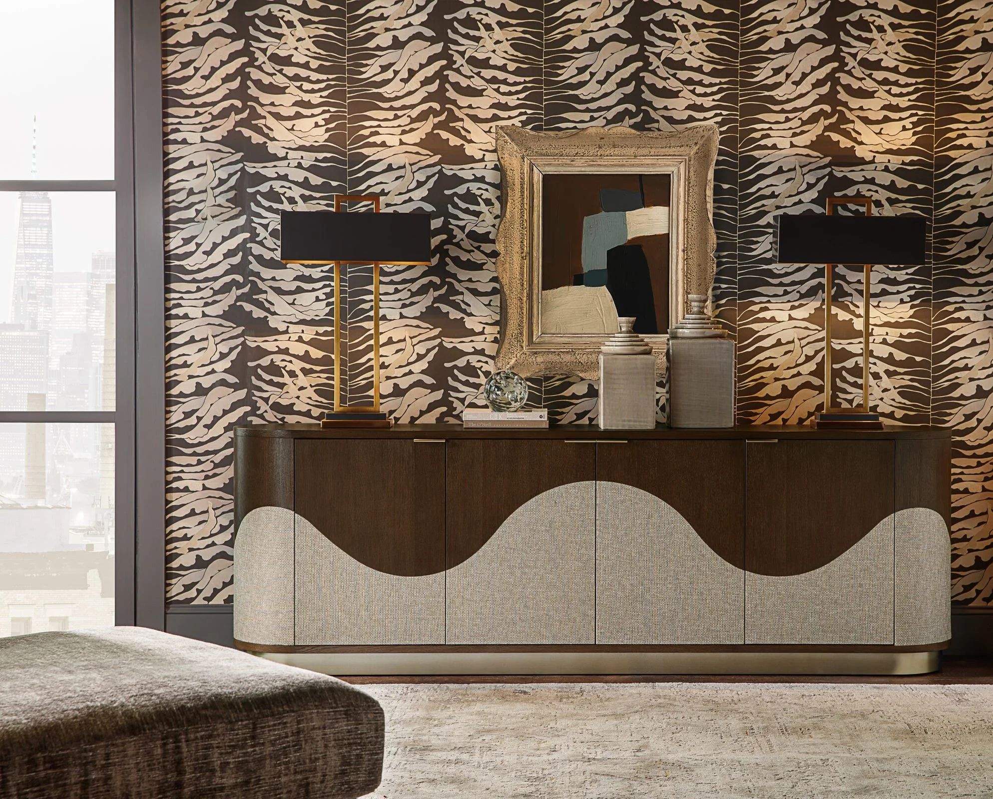Commerce and Market Roll With It Four-Door Credenza