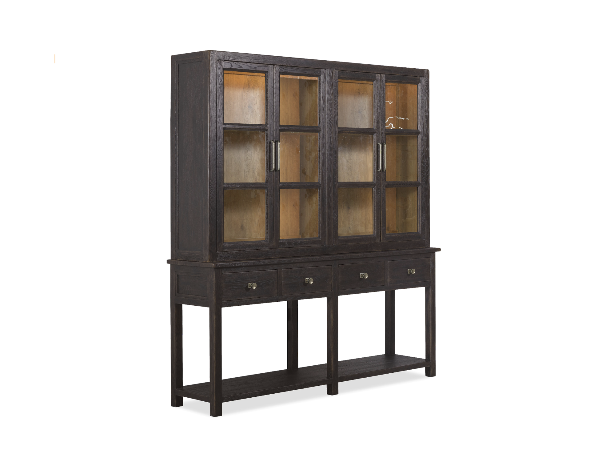 Burnt Timber Driftwood Display Sideboard