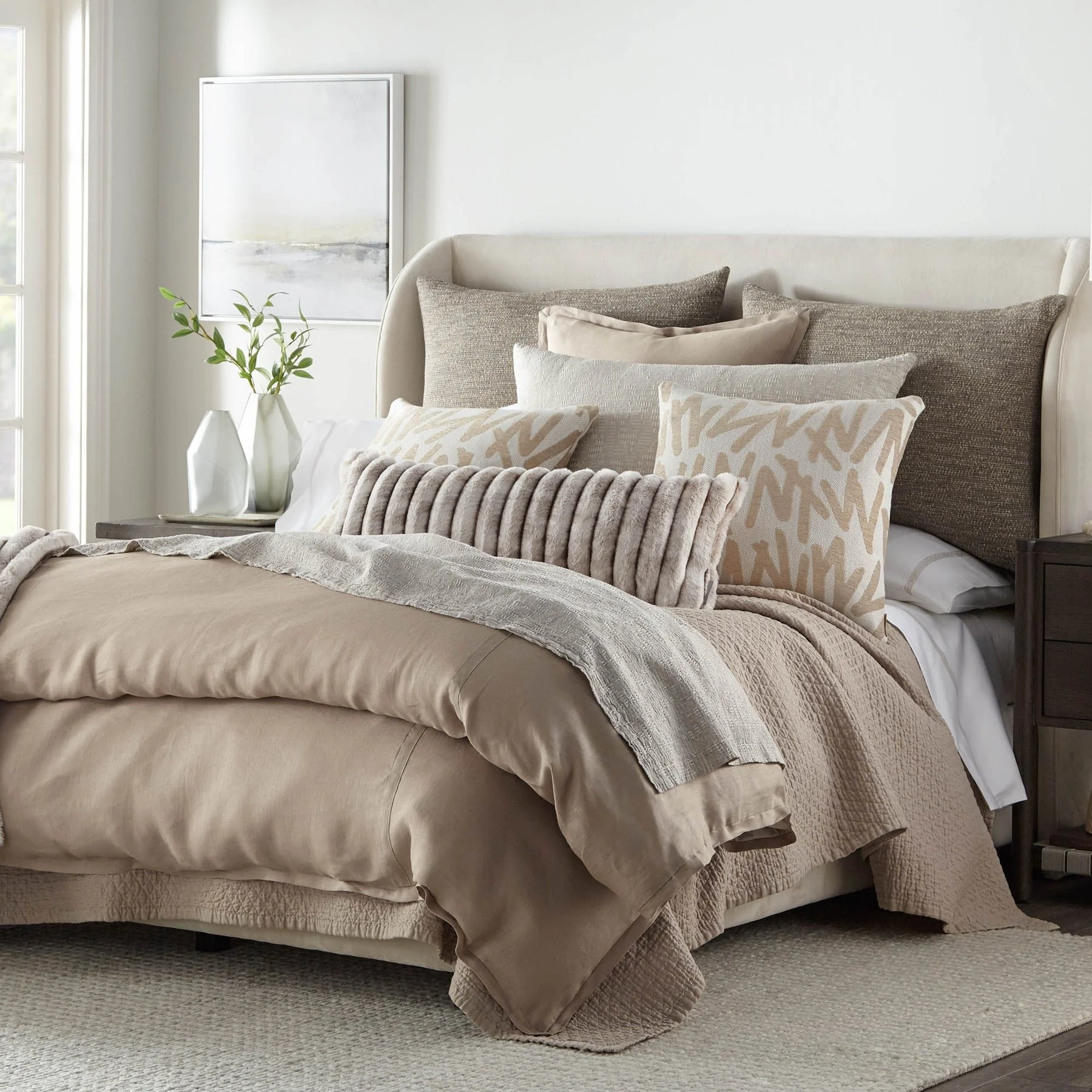 Trenchcoat Terra Herringbone Duvet Collection