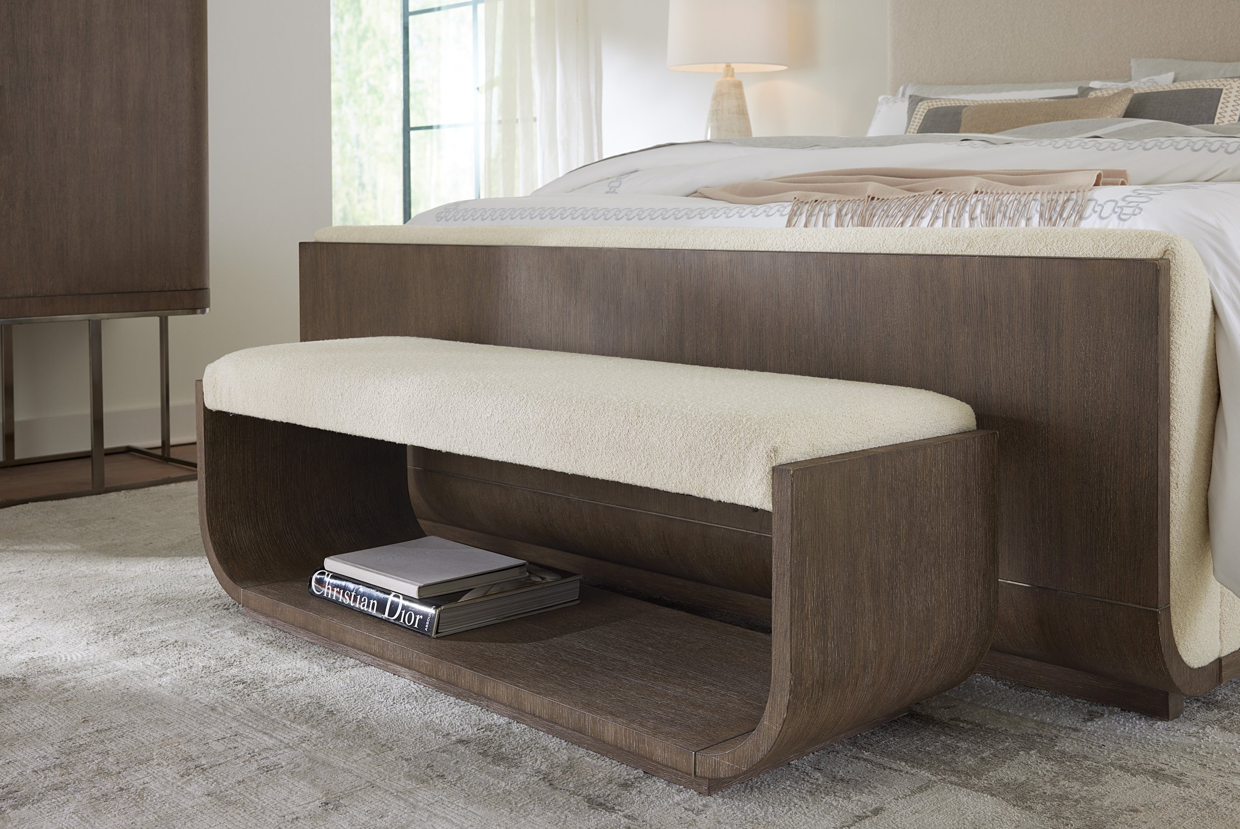 Dark Modern Mood Bench