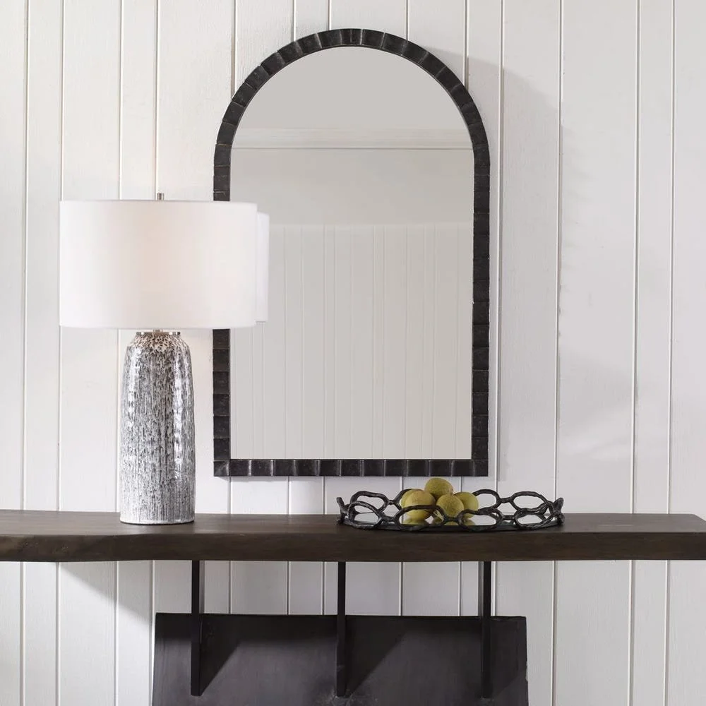 Black Dandridge Arch Mirror
