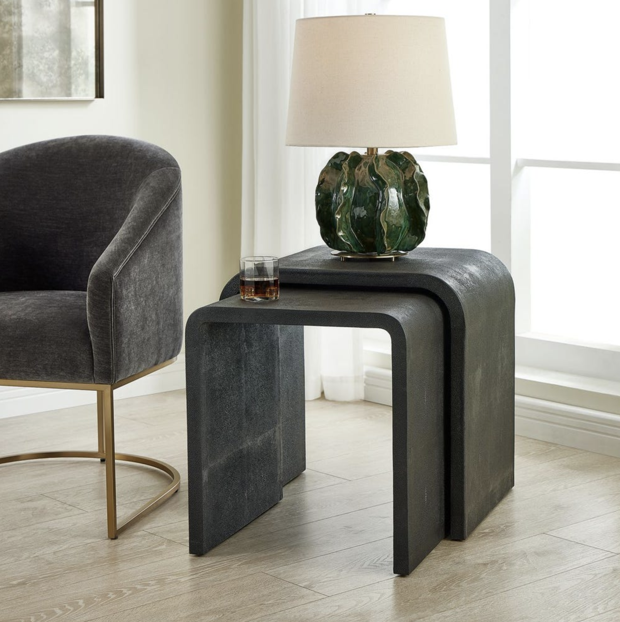 Set of 2 Interpose Side Table