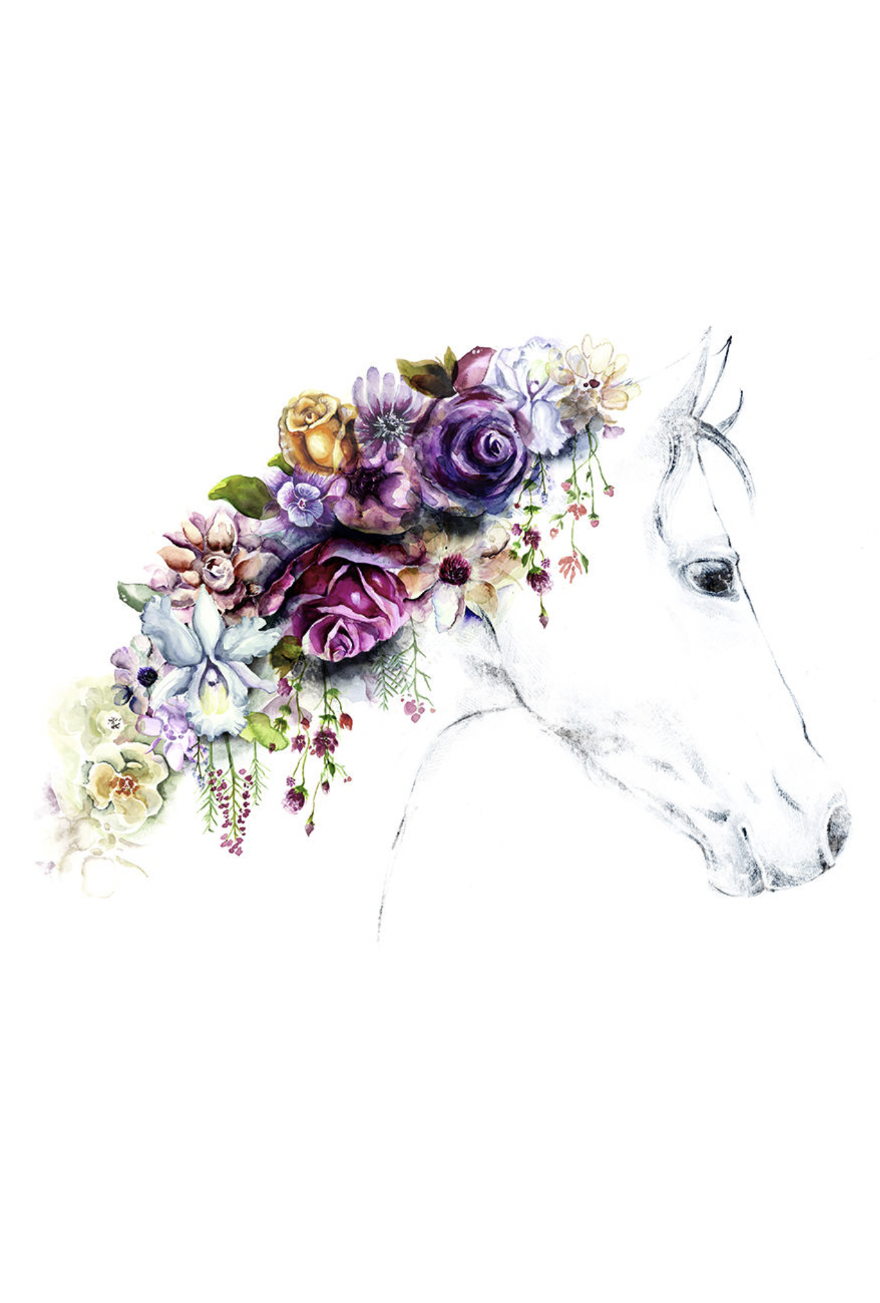 Flower Mane Canvas
