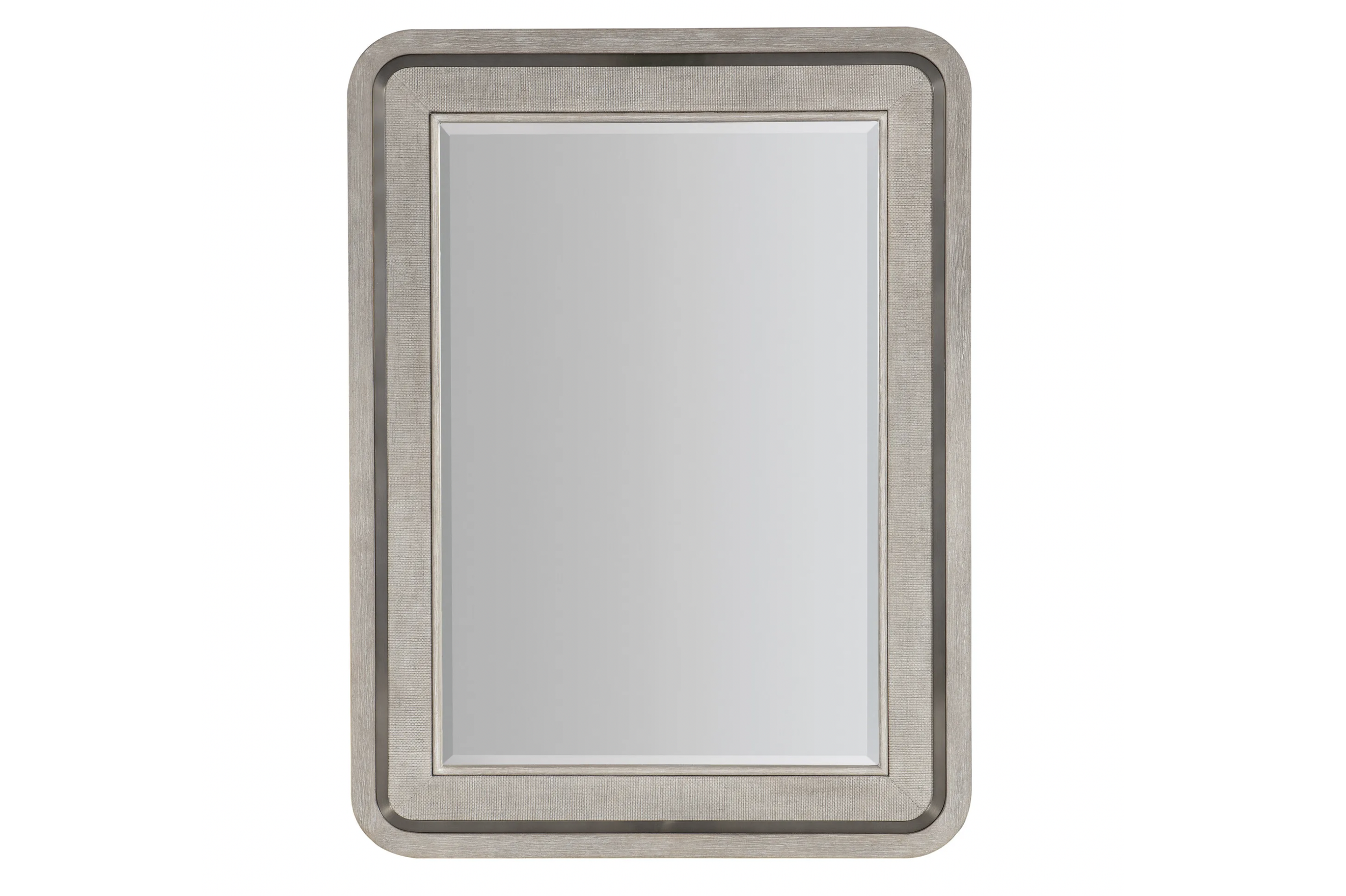 Modern Mood Raffia Landscape Mirror