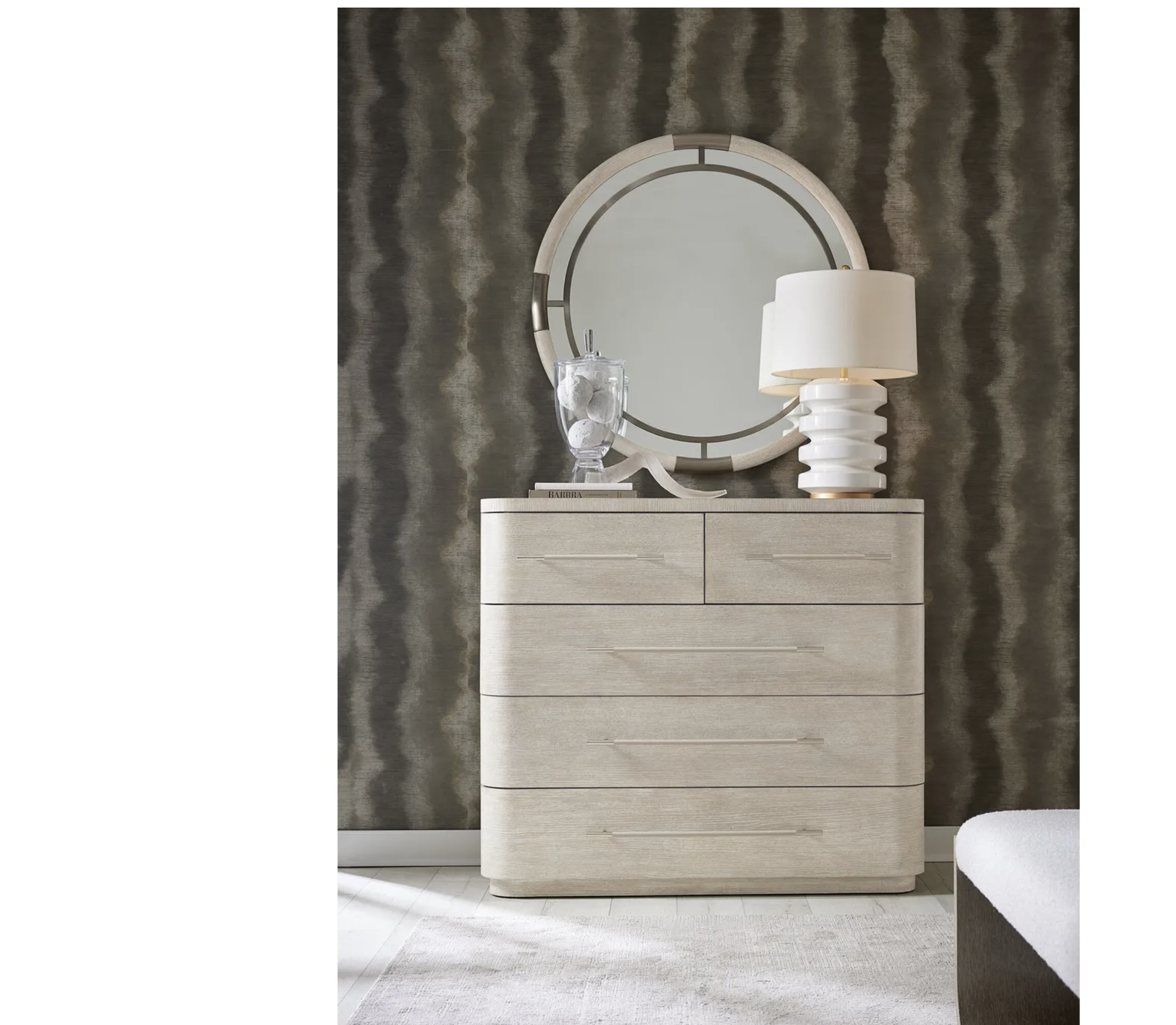 Modern Mood Round Mirror