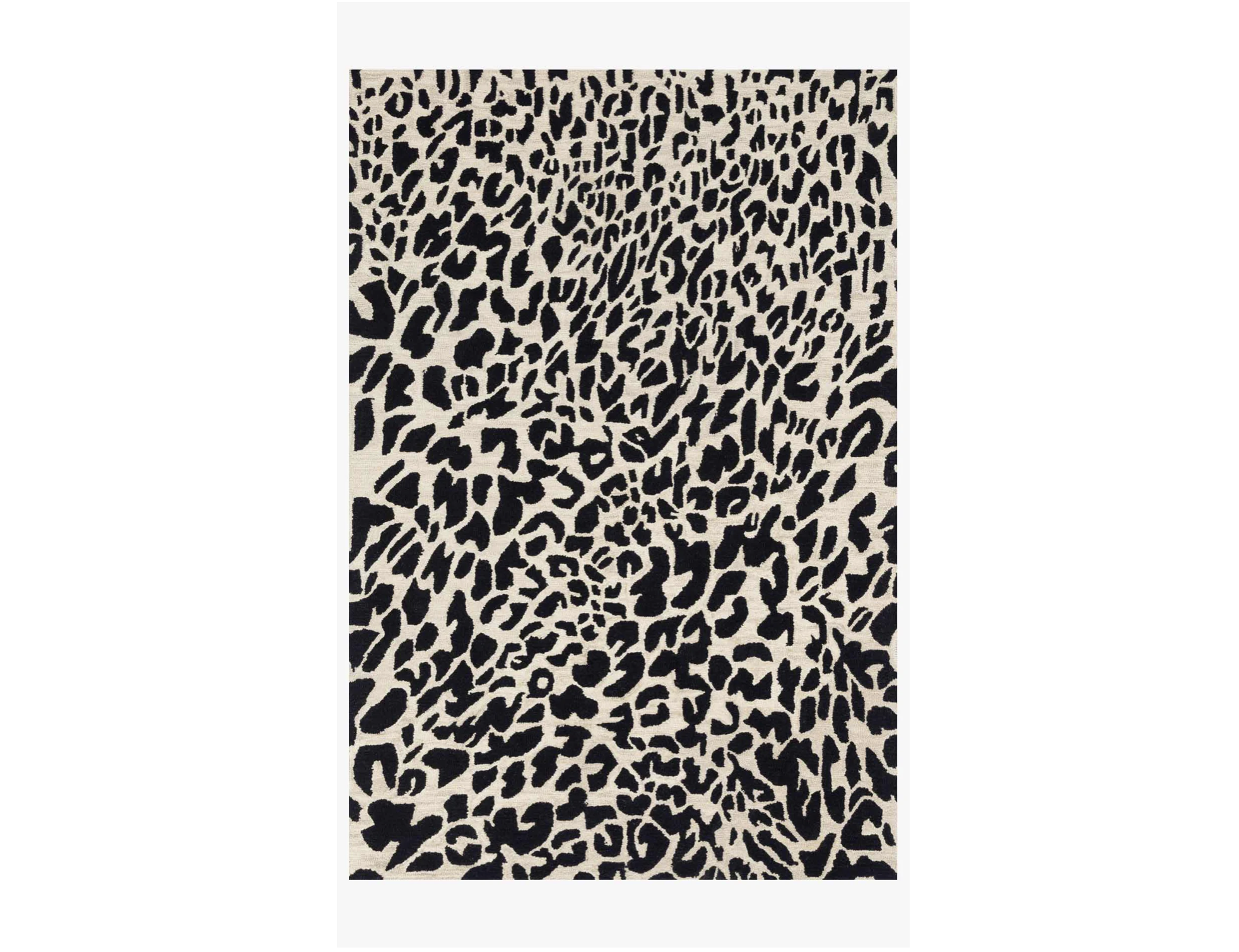Black/Ivory Masai Area Rug