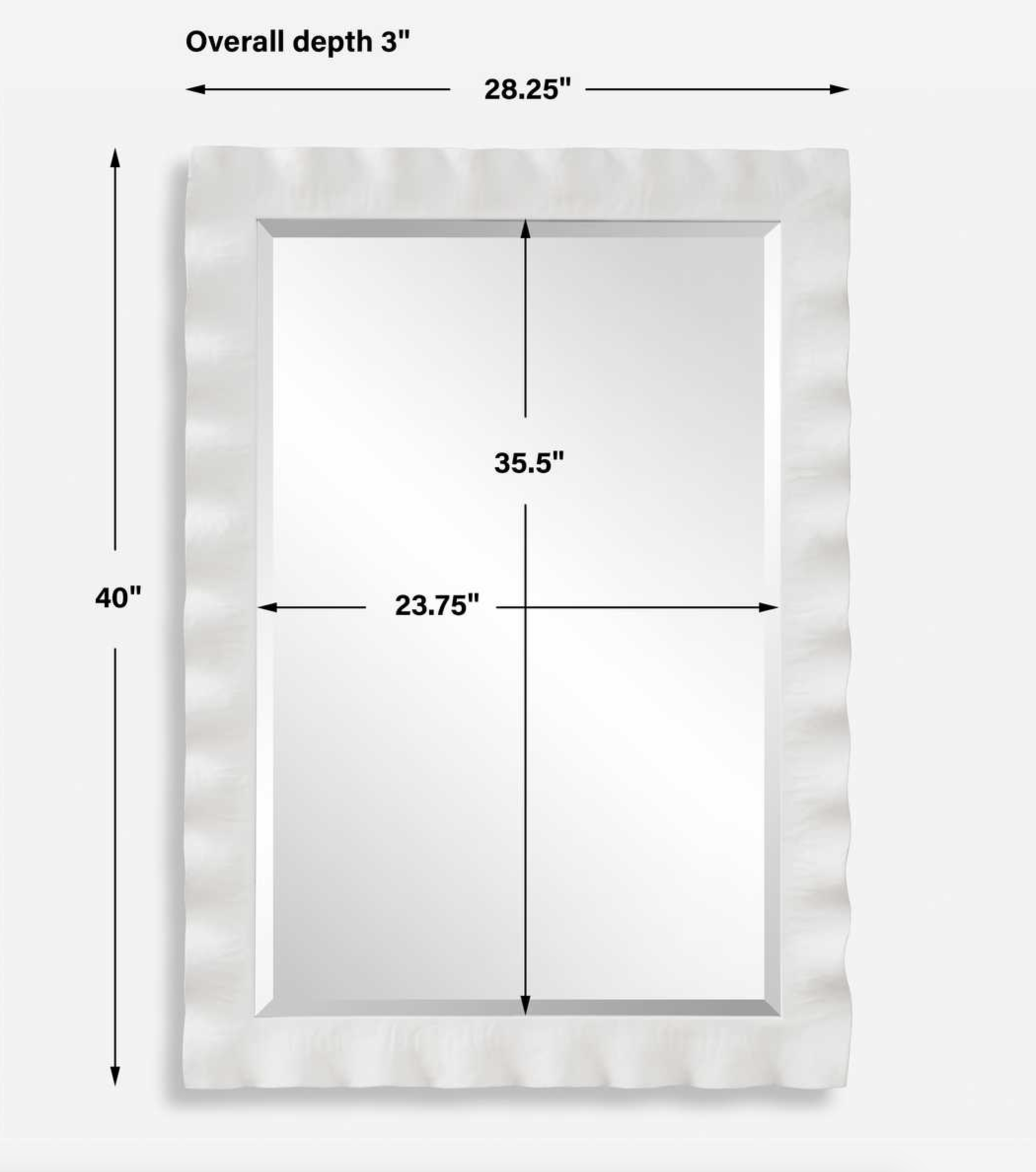 White Haya Mirror