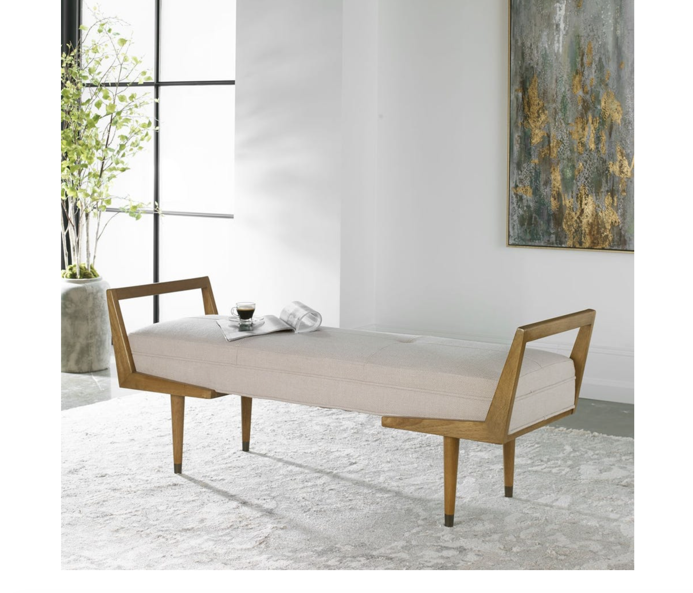 Ivory Waylon Bench