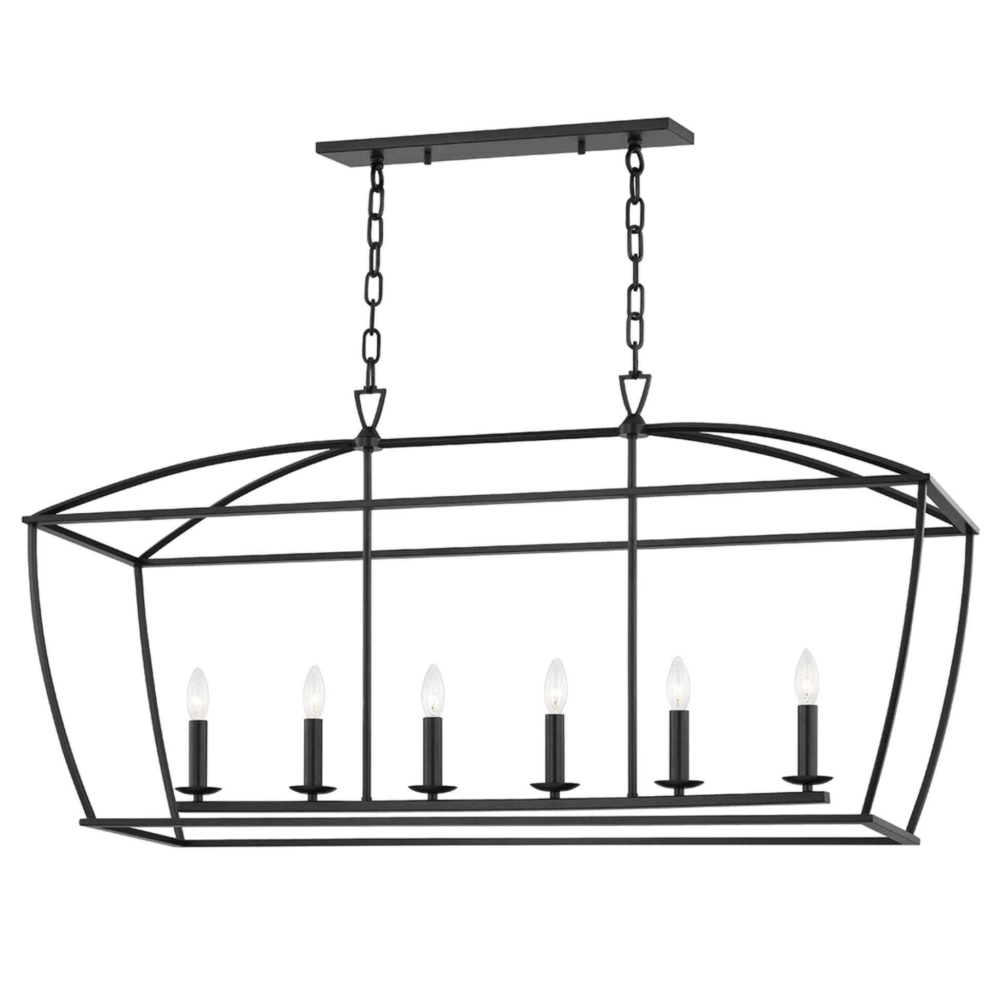 Aged Iron Bryant Linear Chandelier