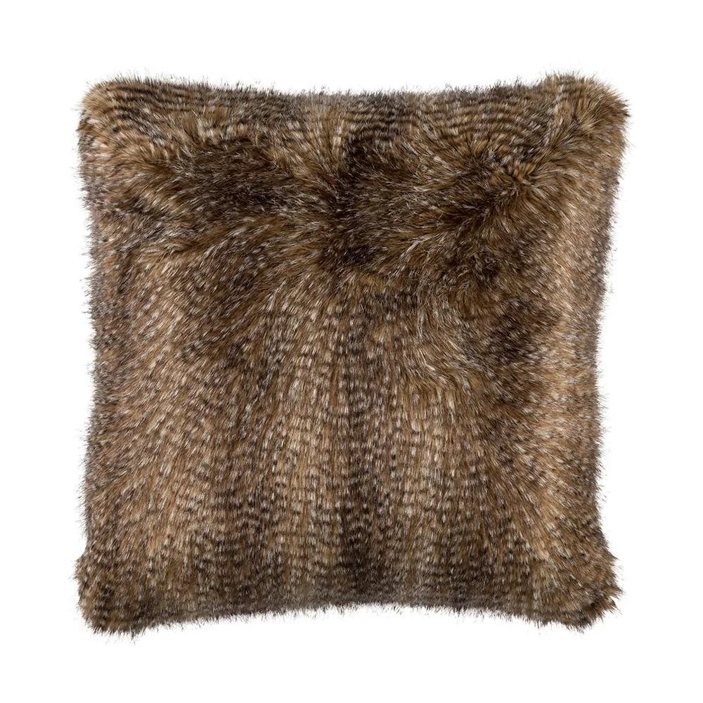 Chestnut Faux Fur Pillow
