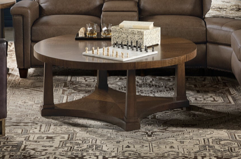 Archives Round Cocktail Table