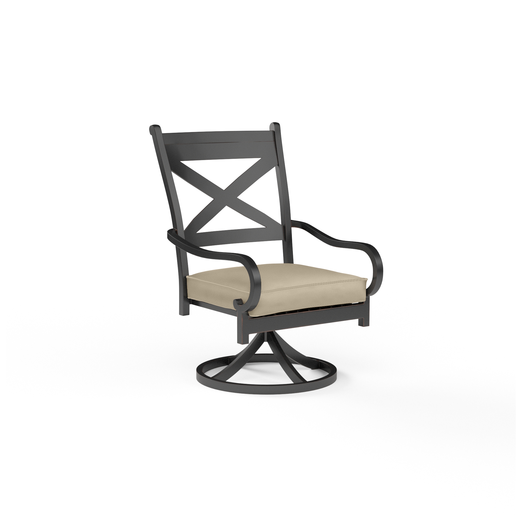 Customizable Monterey Dining Swivel Rocker