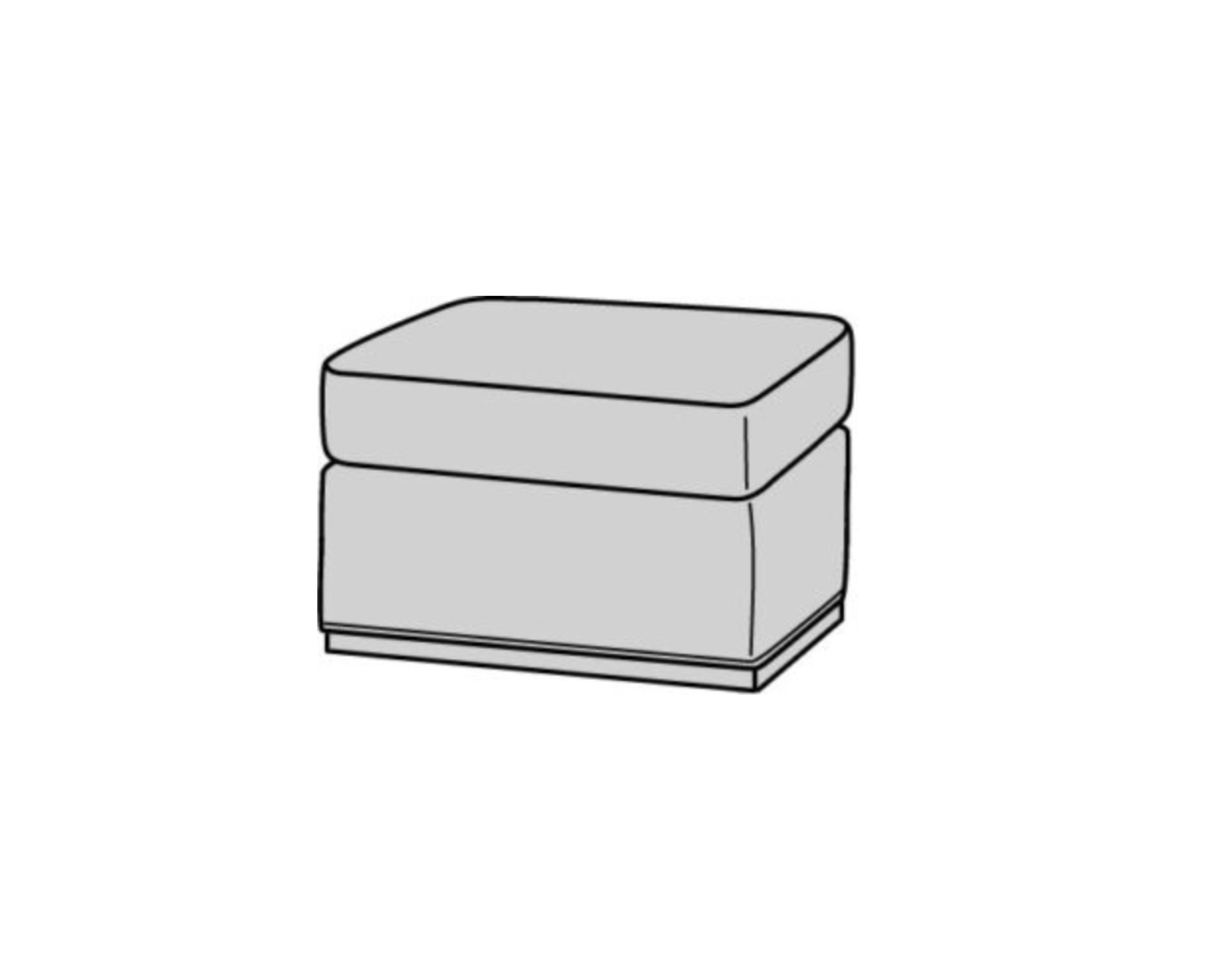 Customizable Vesper Swivel Chair Ottoman