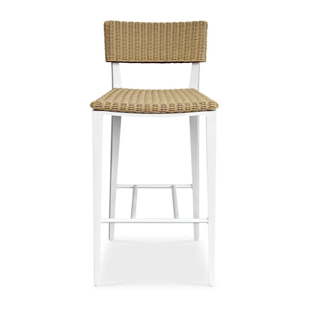 White Calbas Outdoor Stool