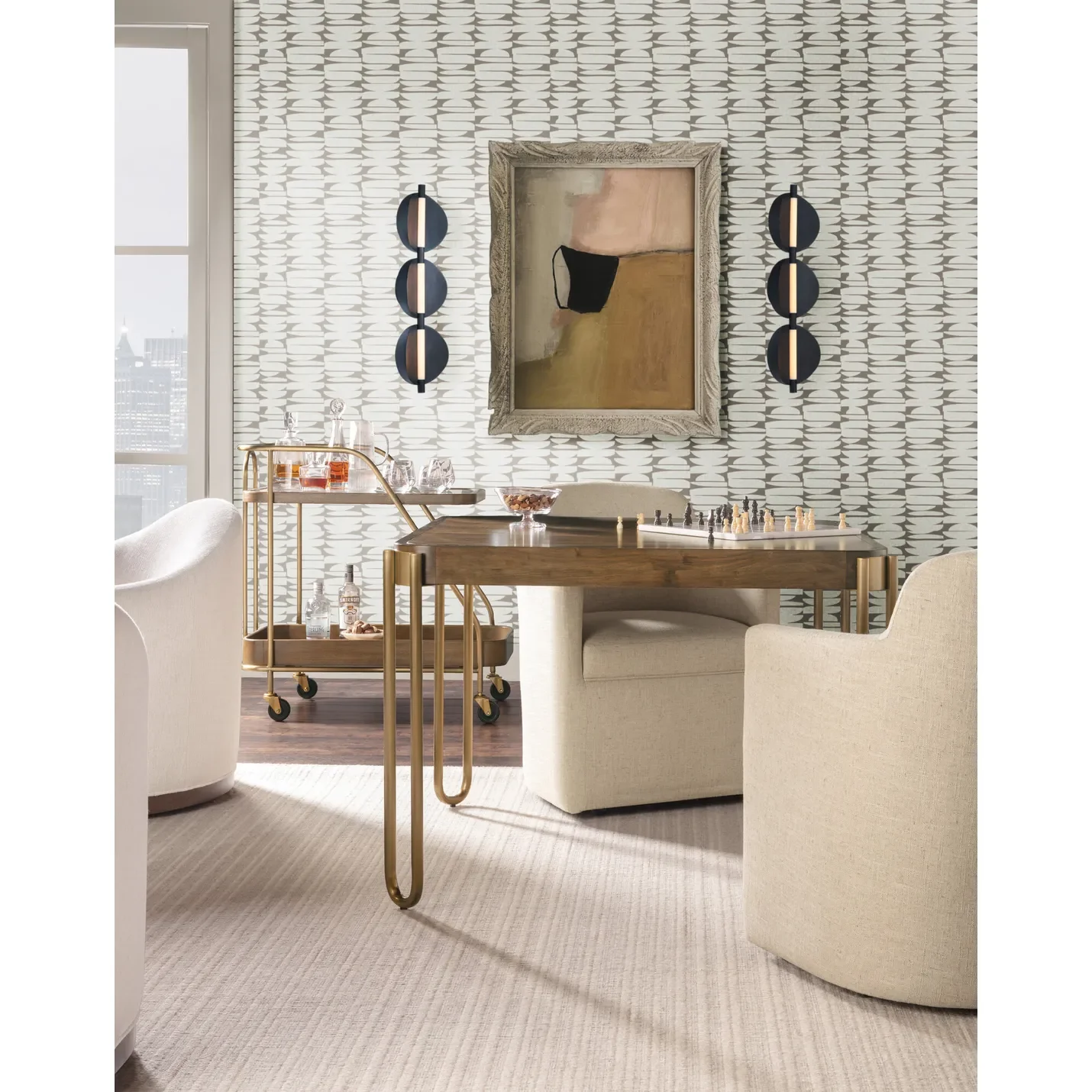 Commerce and Market Walnut and Dine Dining Table