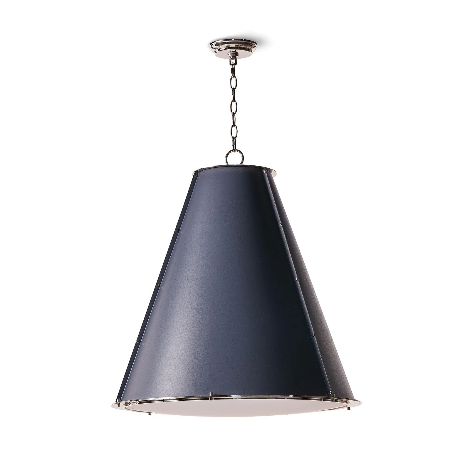 Large Blue French Maid Chandelier