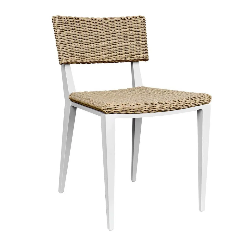 White Calbas Outdoor Dining Chair