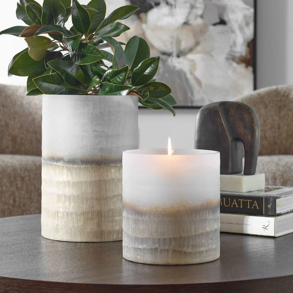 Set of 2 Ombra Vases