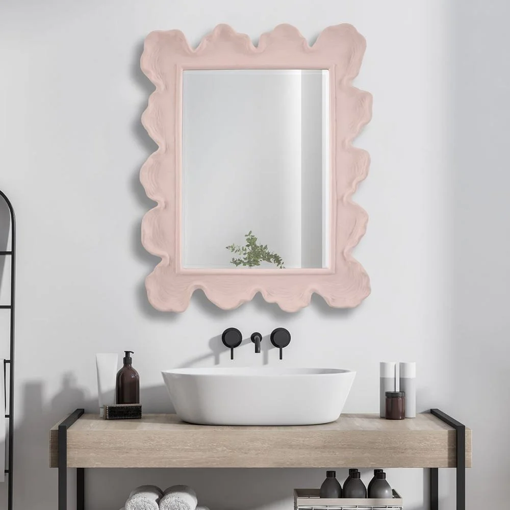 Pink Sea Coral Mirror