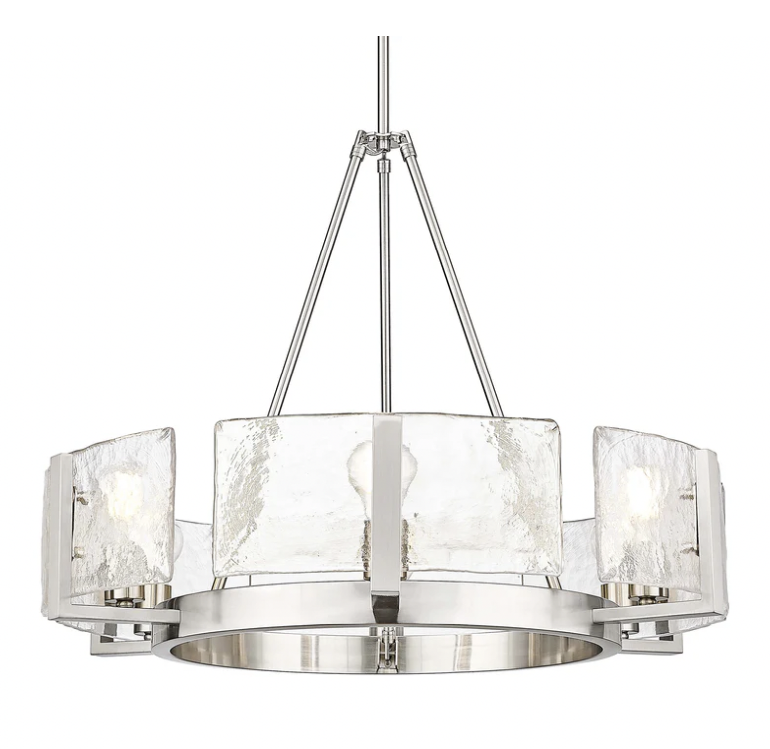 Pewter Aenon 6-light Chandelier