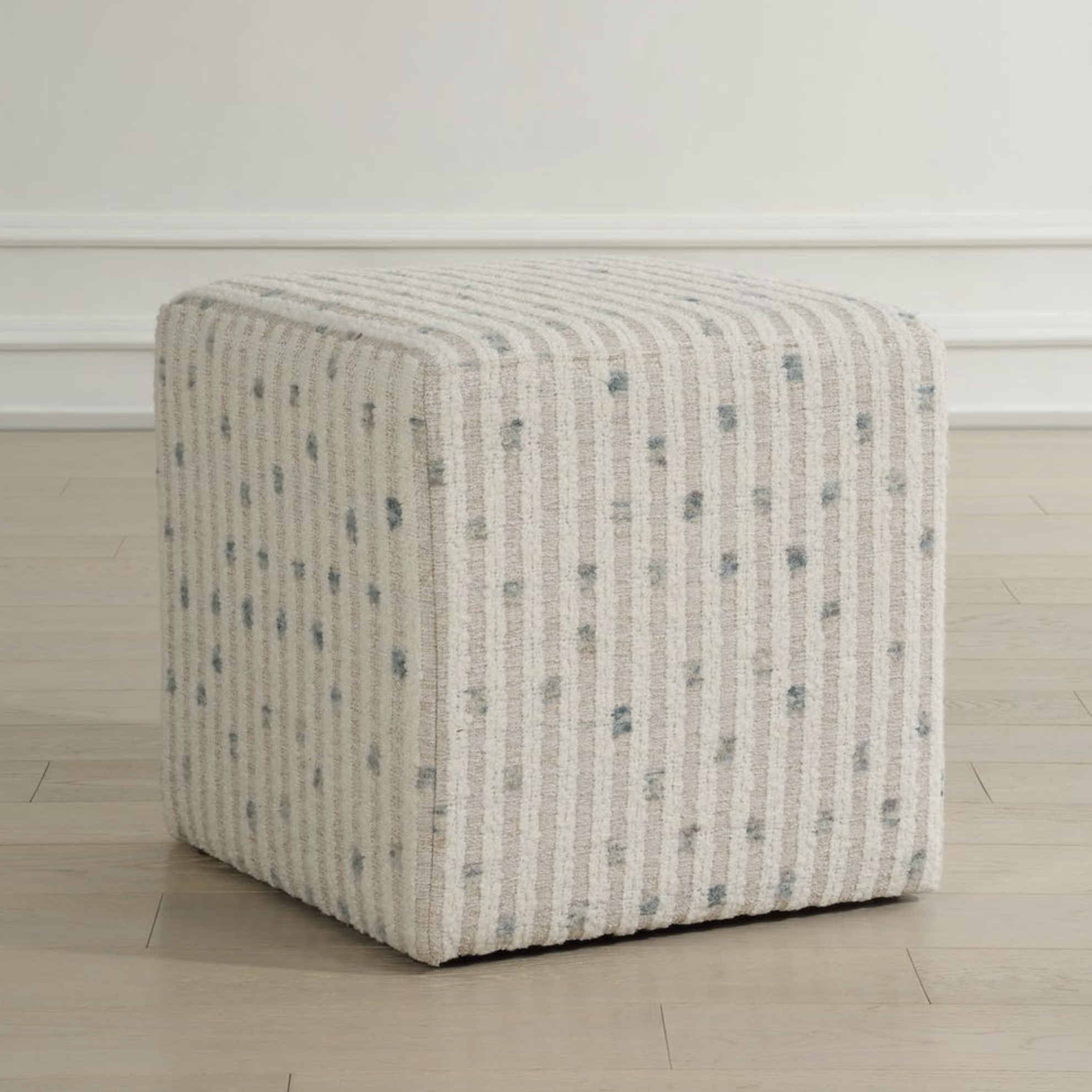 Sea Blue Joie Ottoman