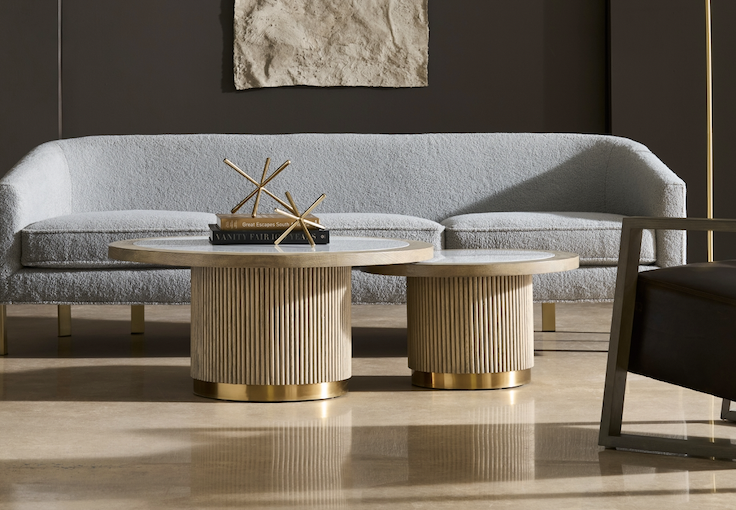 Customizable Everett Small Round Bunching Cocktail Table