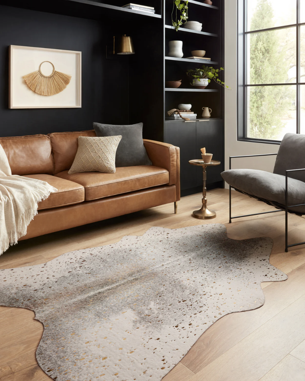 Pewter & Gold Bryce Area Rug