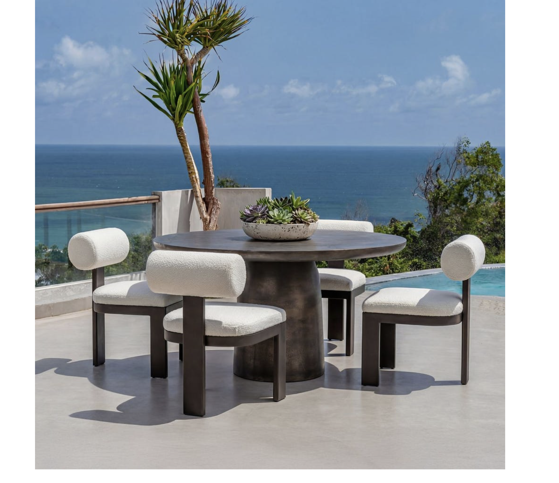 Golden Bronze Madrone Indoor-Outdoor Bistro Table