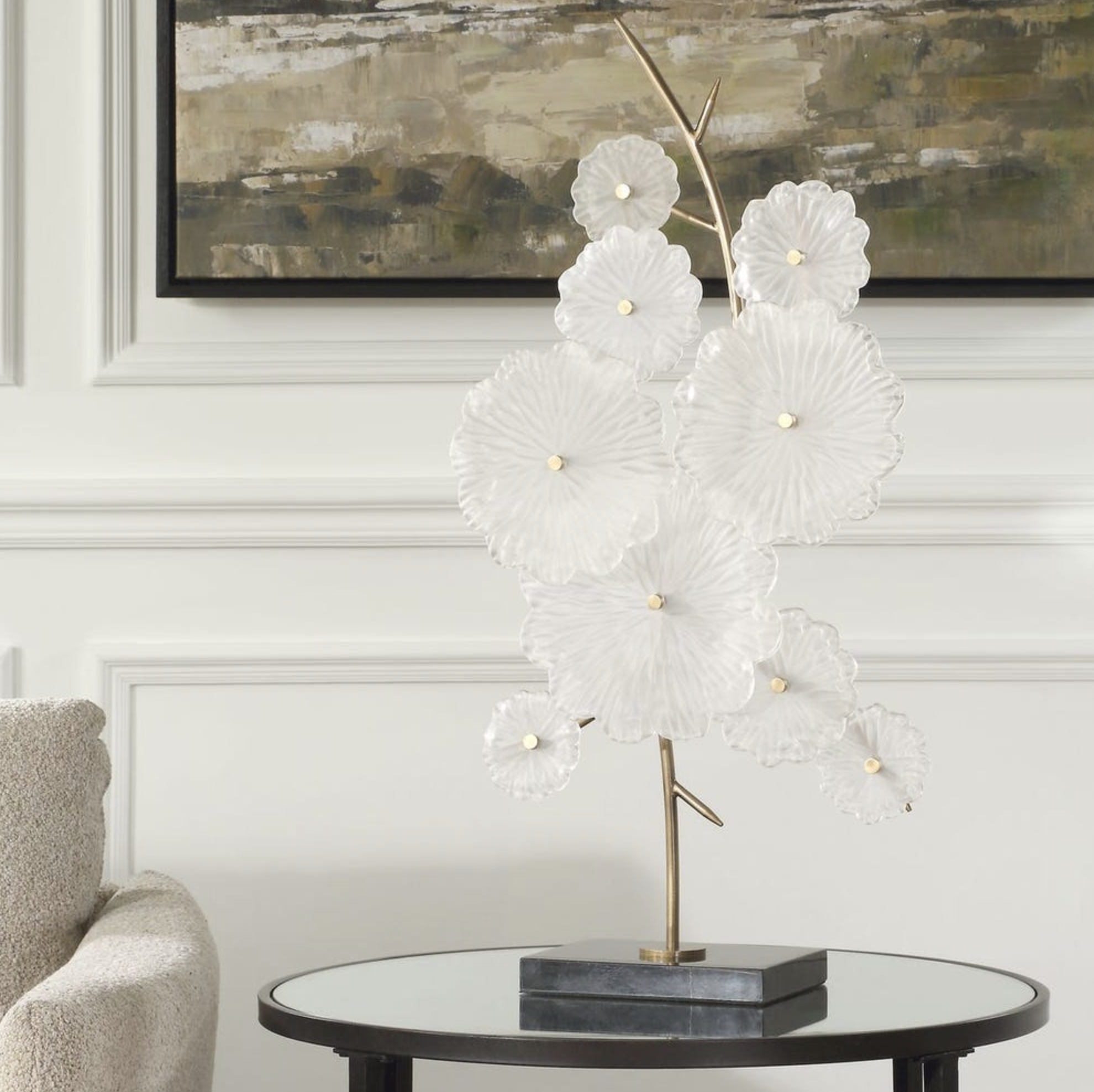 Glass Garden Sculpture