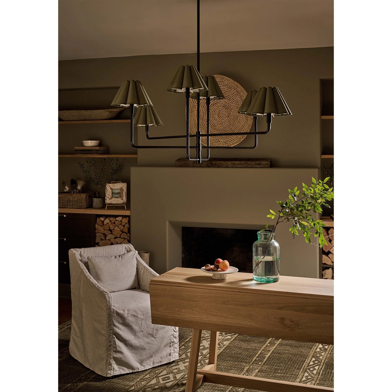 Green Polly Chandelier
