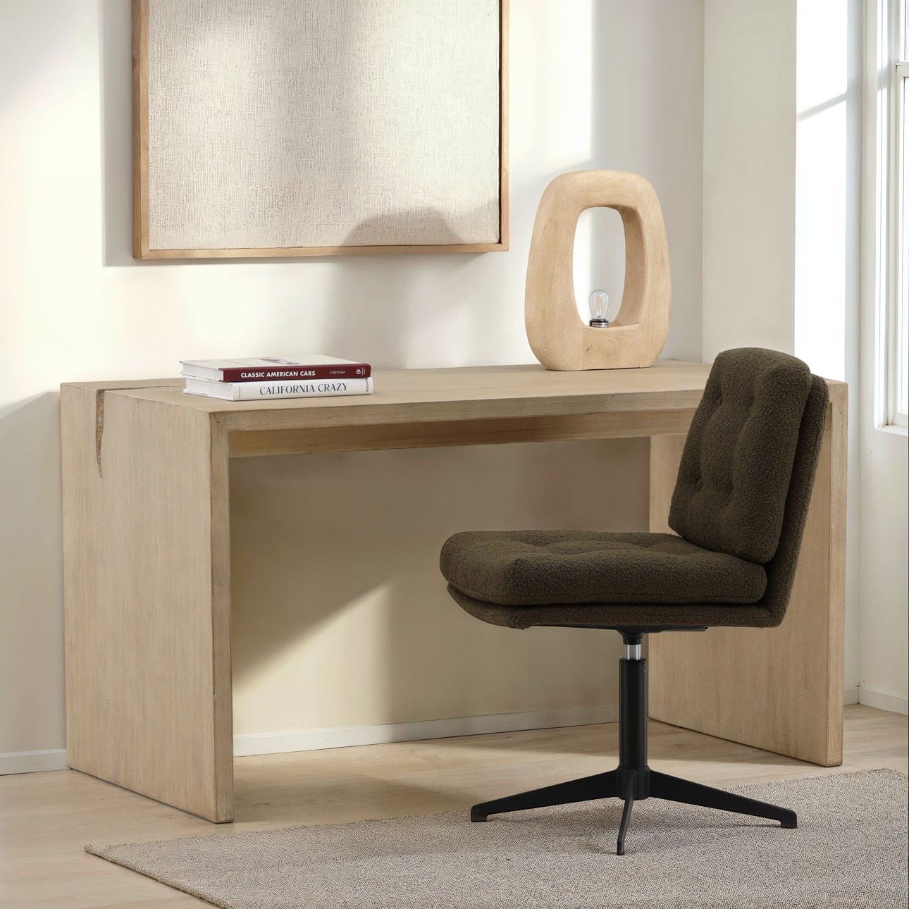 Light Warm Wash Merwin Desk