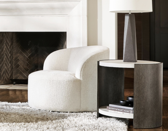 Customizable Elle Swivel Chair