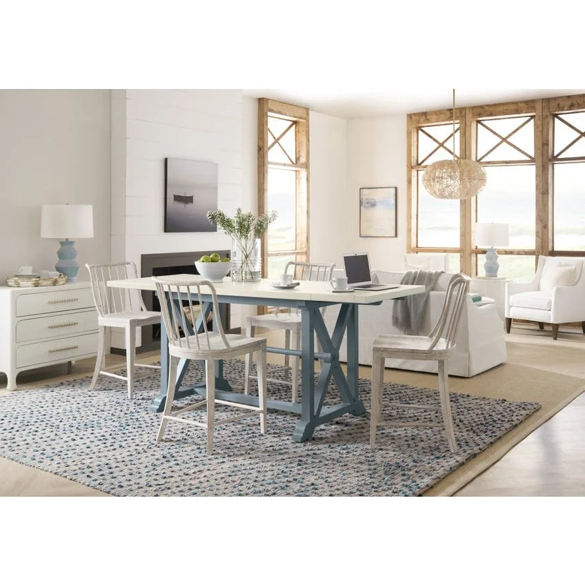Serenity Piers Friendship Table w/ 2-12in Leaves