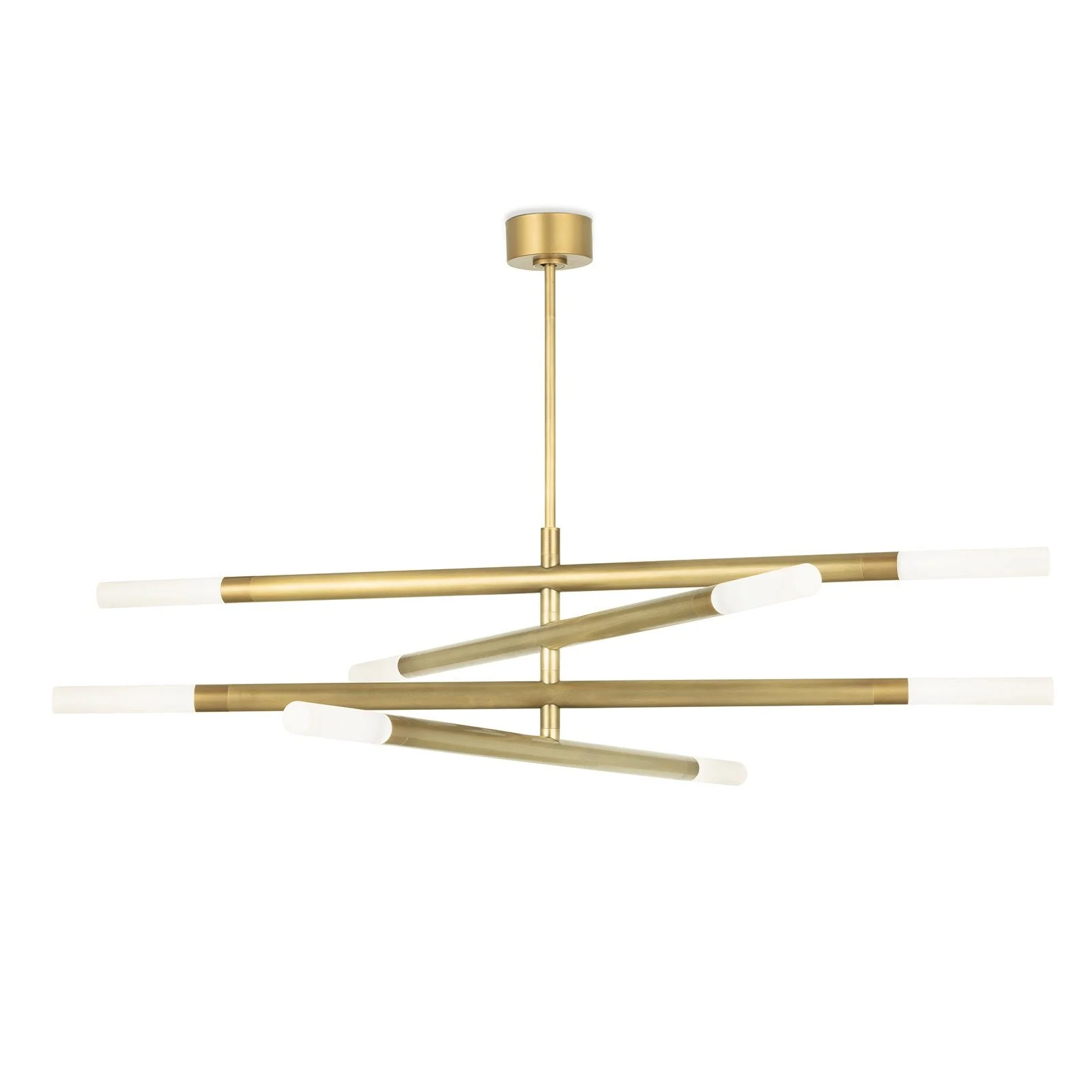 Brass wick Chandelier