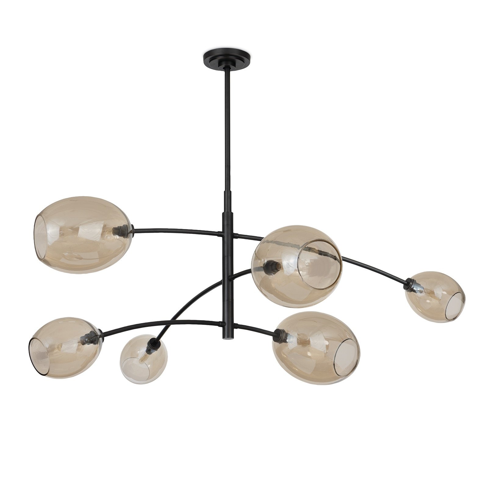 Bronze Champagne glass Artemis Chandelier