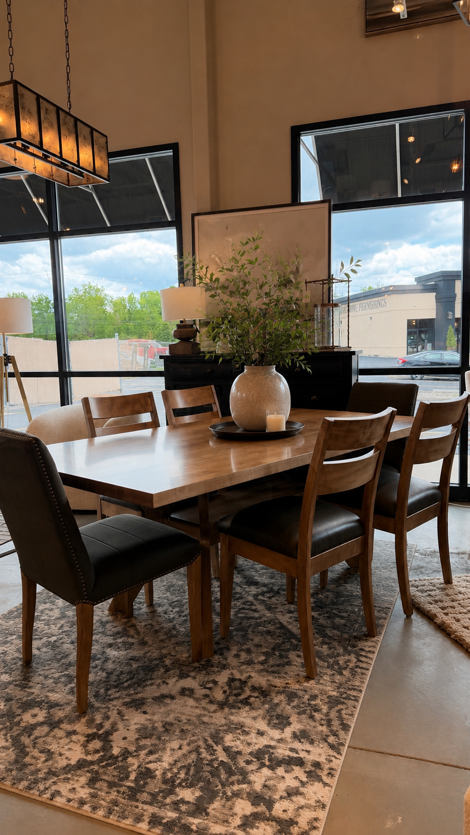 Customizable Estate Premium Double Pedestal Dining Table