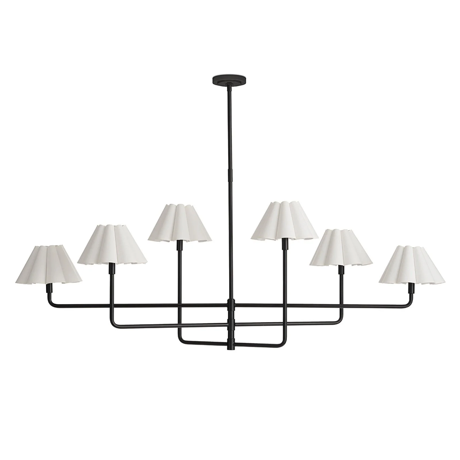 White Polly Chandelier