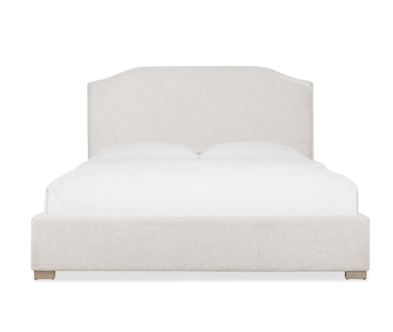 Fabric Driftwood Upholstered Bed