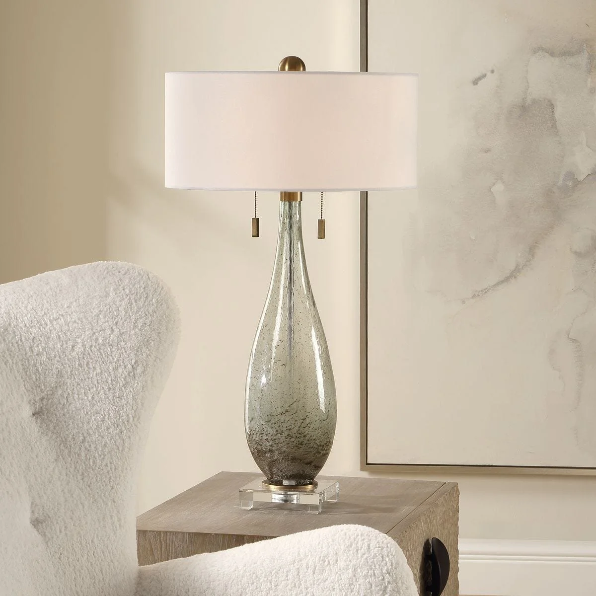 Green, Cardoni Table Lamp