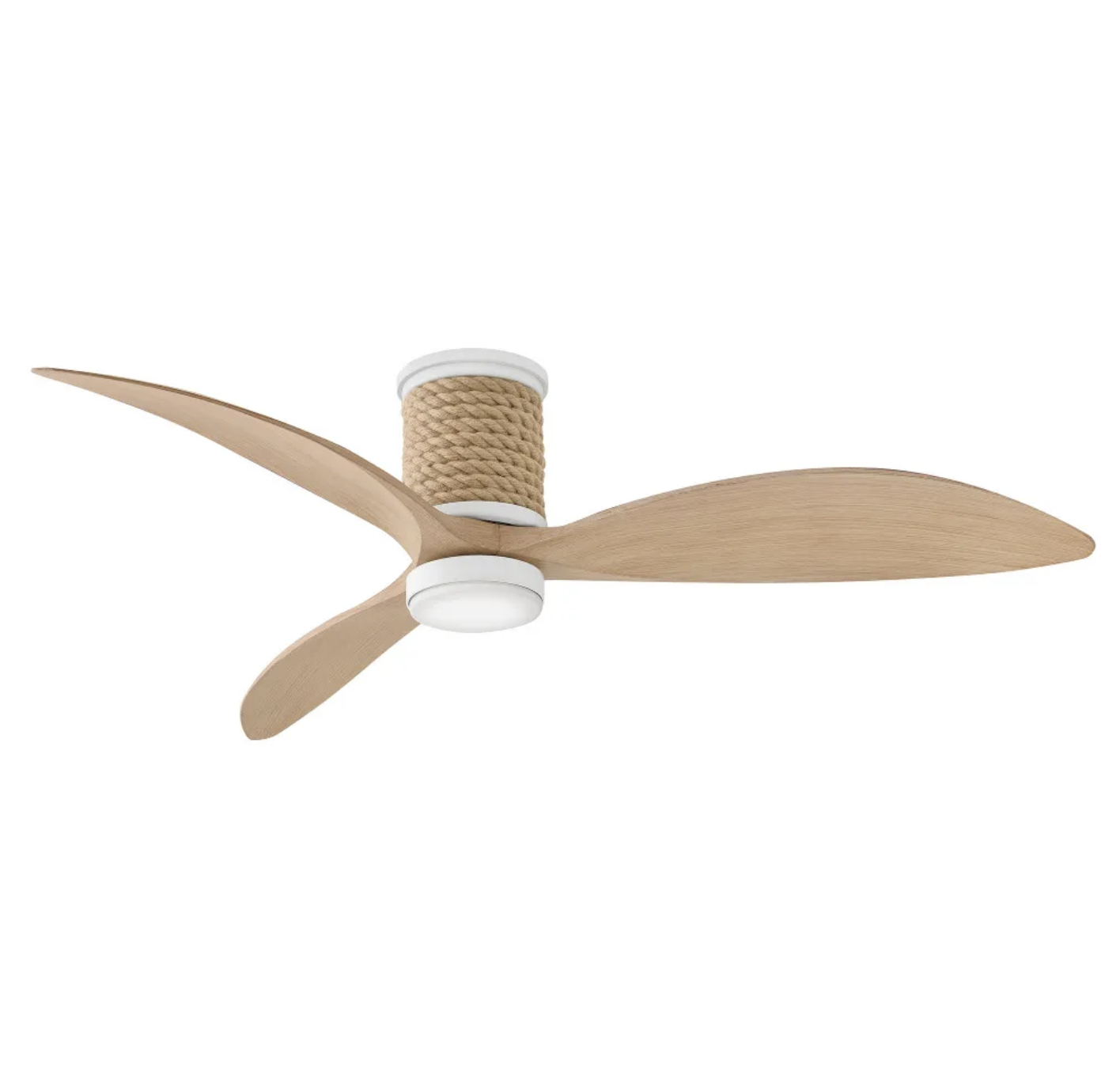 Matte White Marin Flush 60" LED Smart Fan