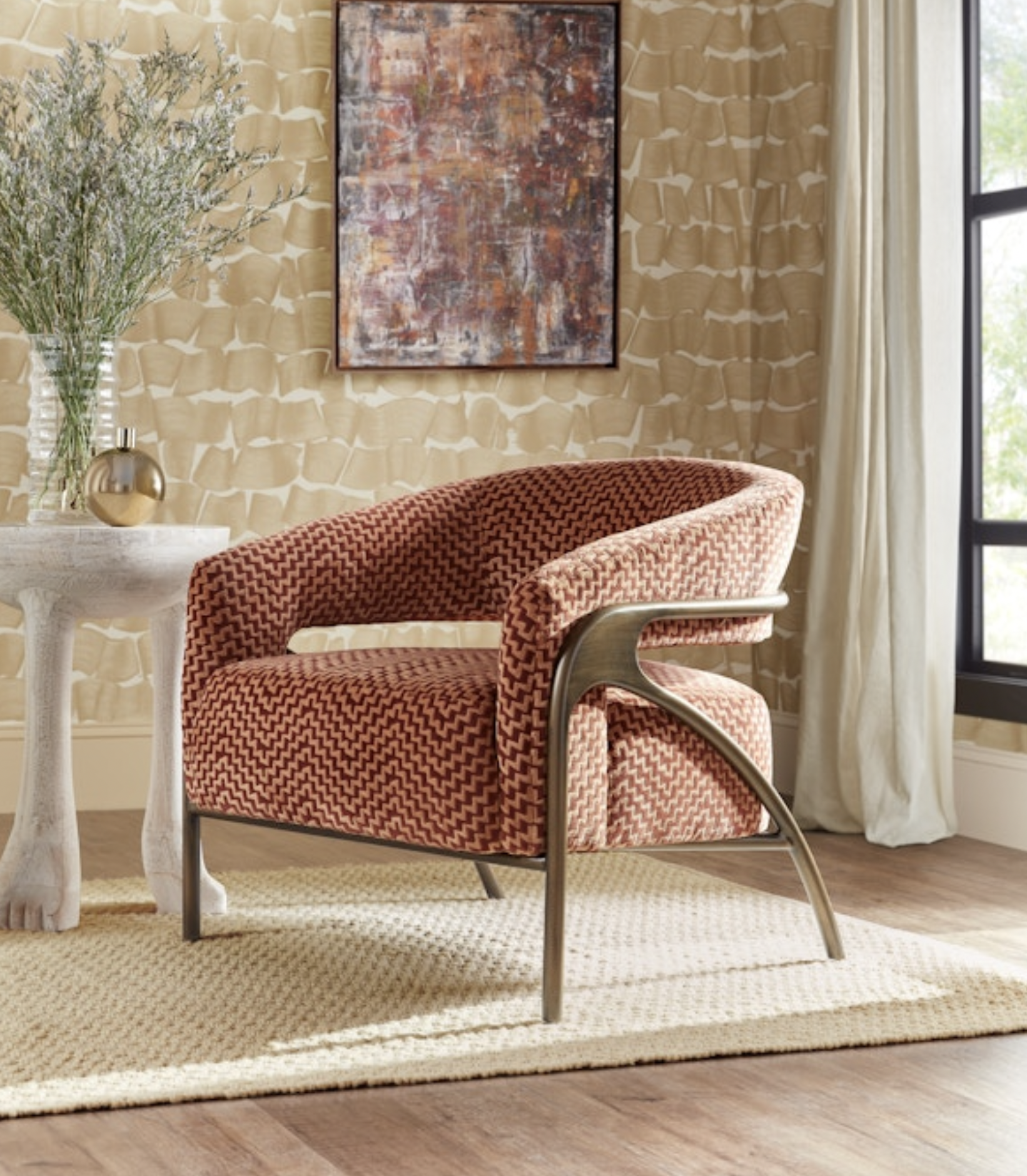 Customizable Ari Metal Chair