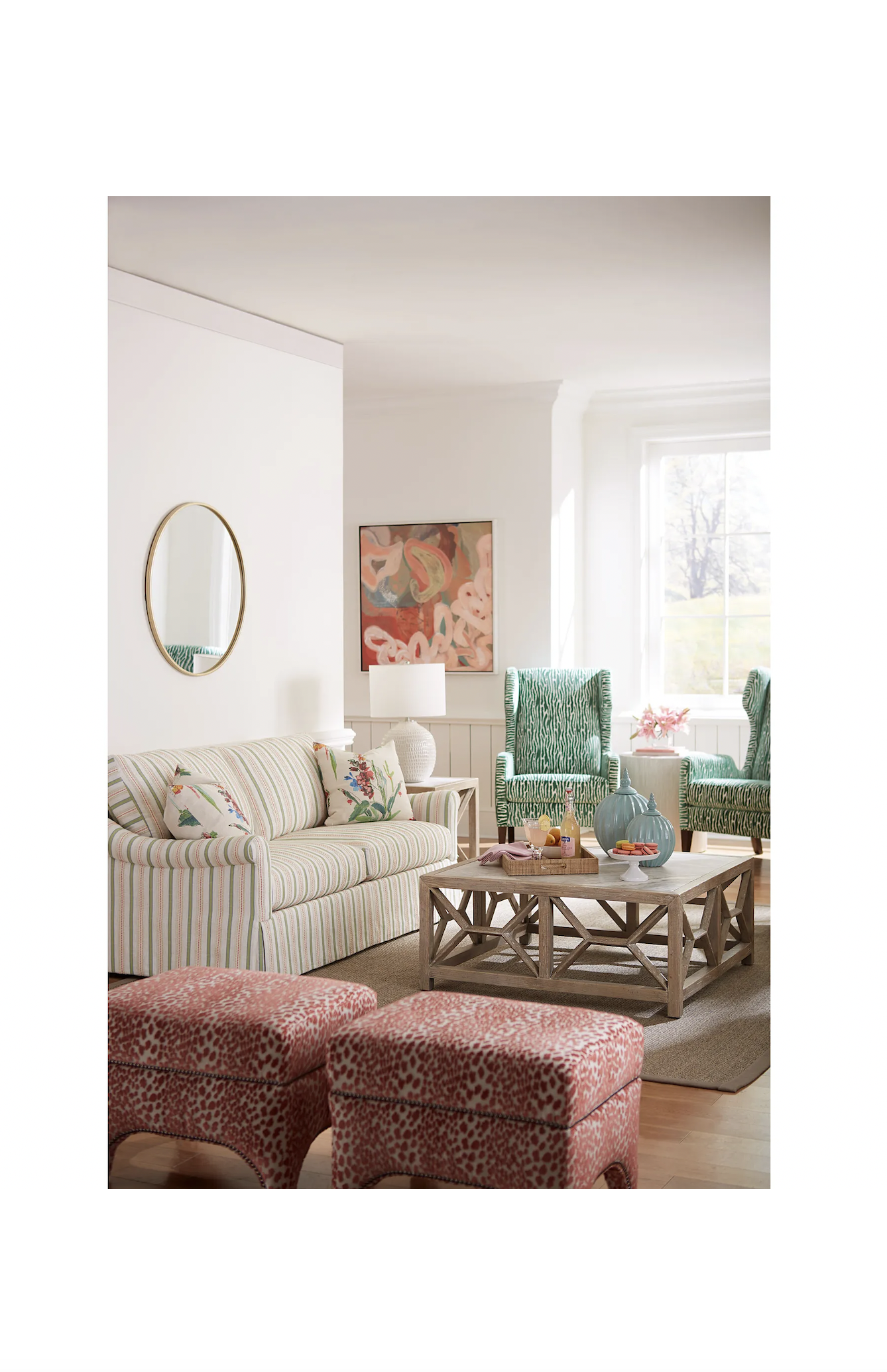 Customizable Emme Skirted Studio Sofa