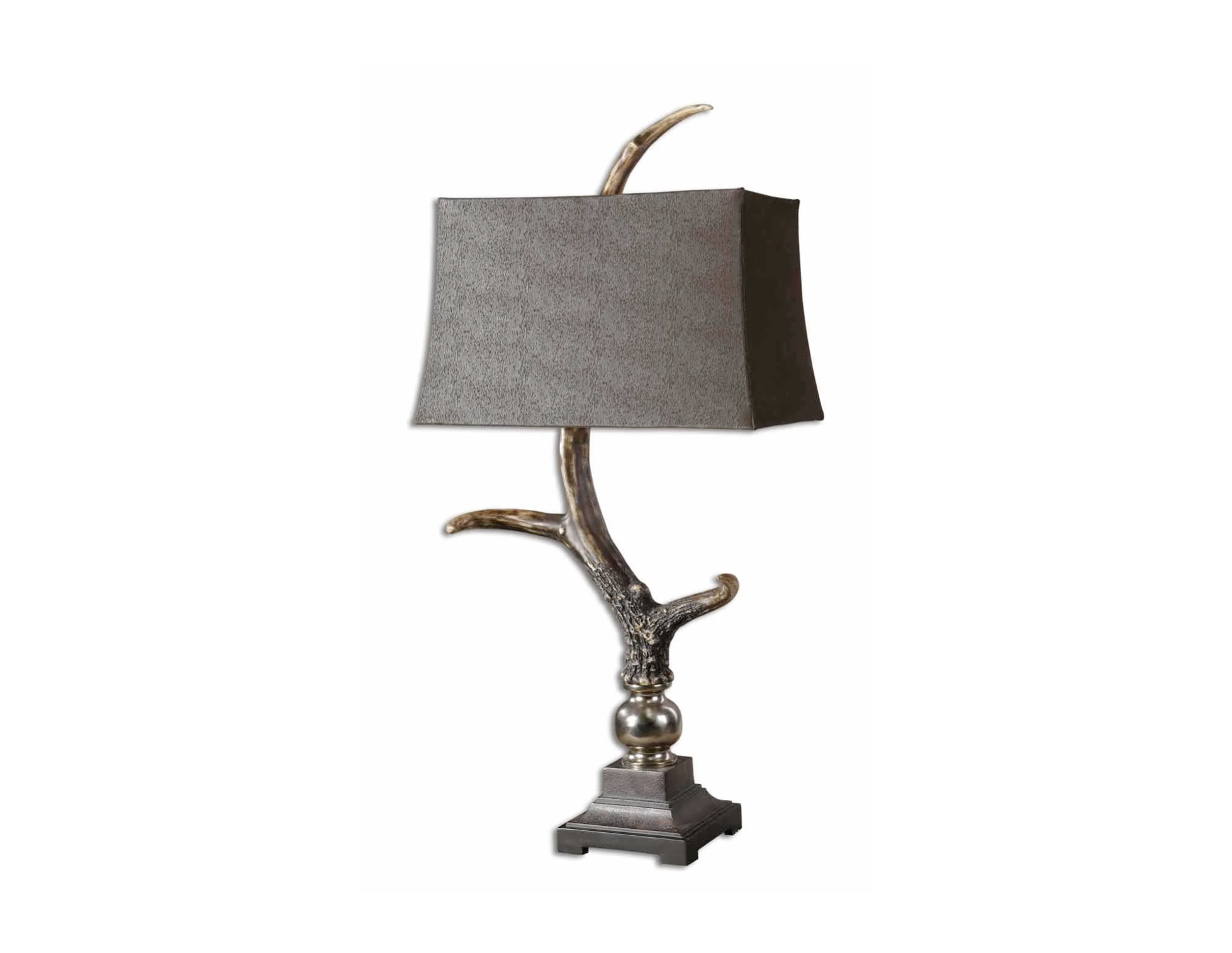 Stag Horn Dark Table Lamp