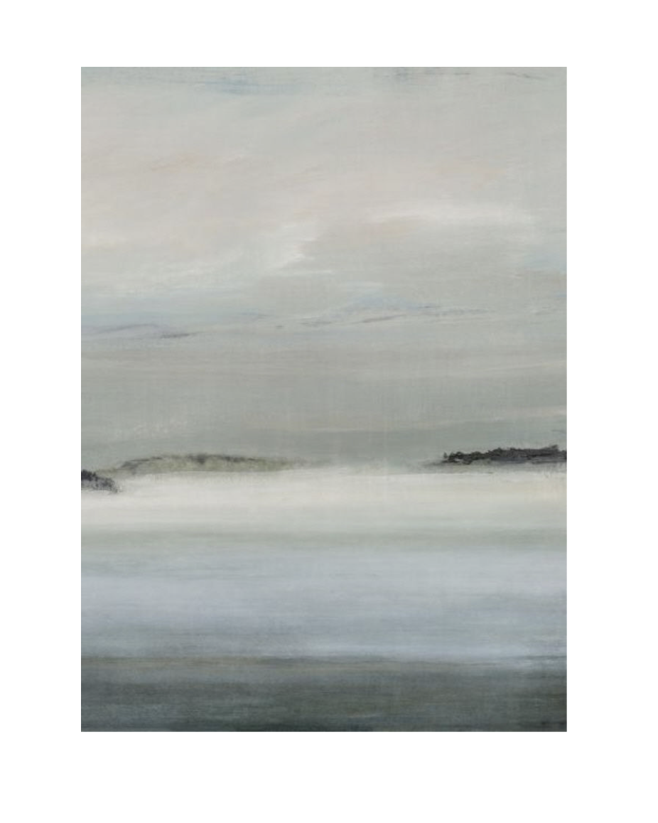 Into the Mist II Framed Canvas