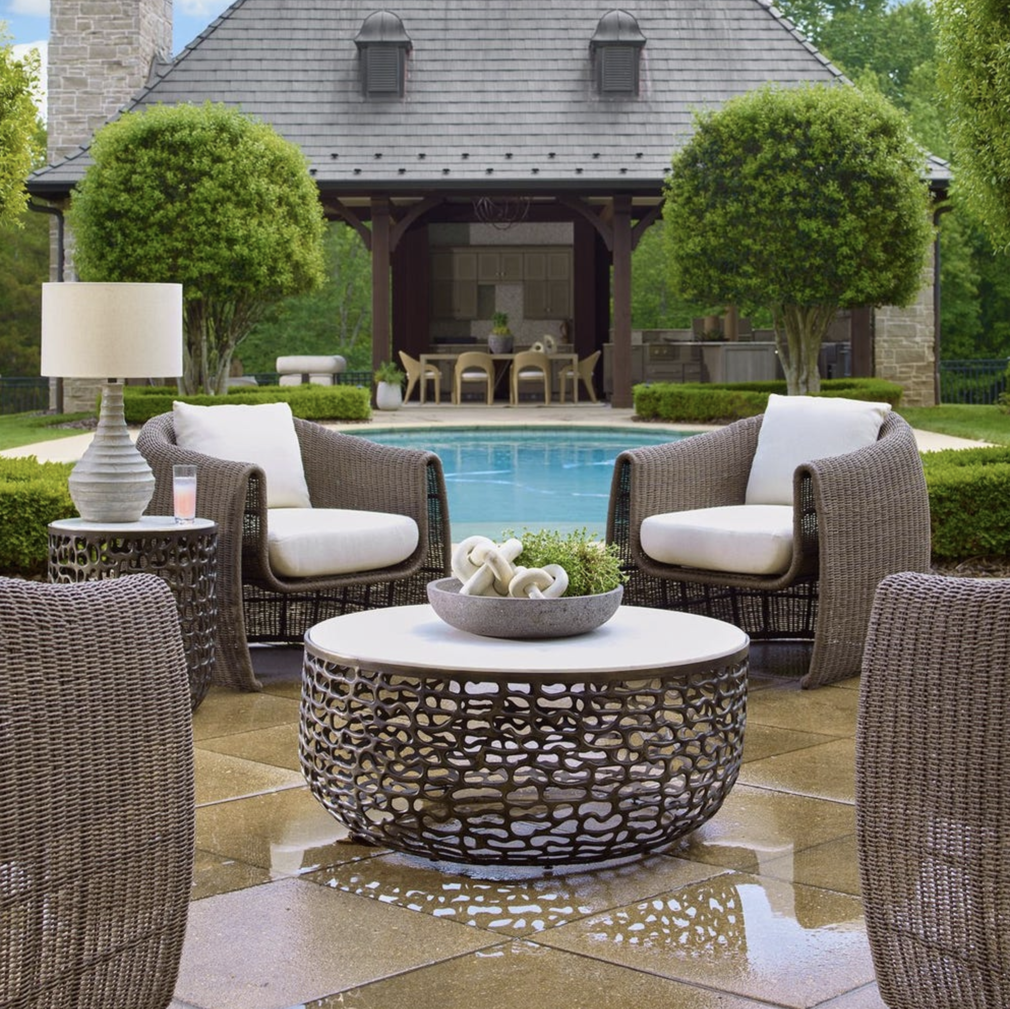 Mocha Tropic Outdoor Lounge Chair